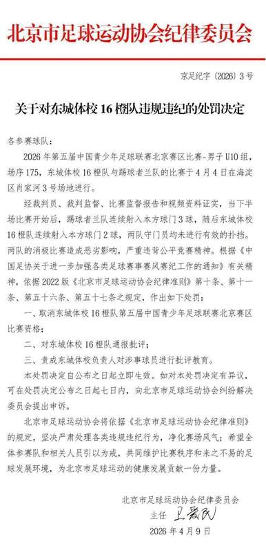 技术视角下的青少年足球诚信危机:从U10假球事件透视青训体系深层漏洞 体育新闻
